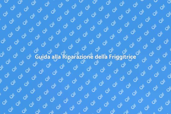 Manutenzione Friggitrice ad Aria Semplice