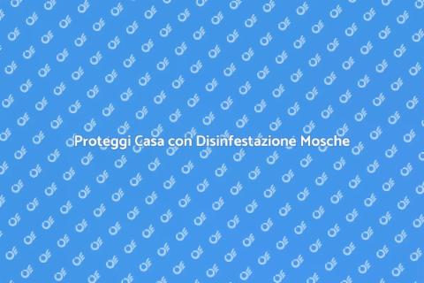 Disinfestazione Preventiva per Mosche