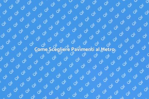 Installare Pavimento al Metro