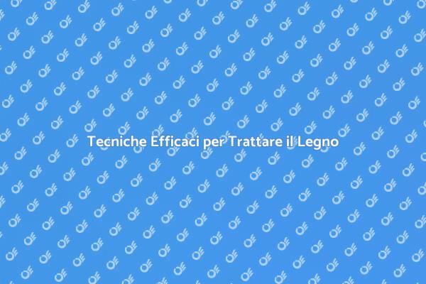 L'Arte di Trattare il Legno