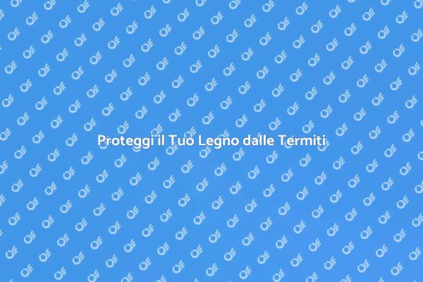 Difendi la Tua Casa dalle Termiti