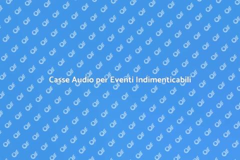 Noleggiare Casse per Eventi di Successo