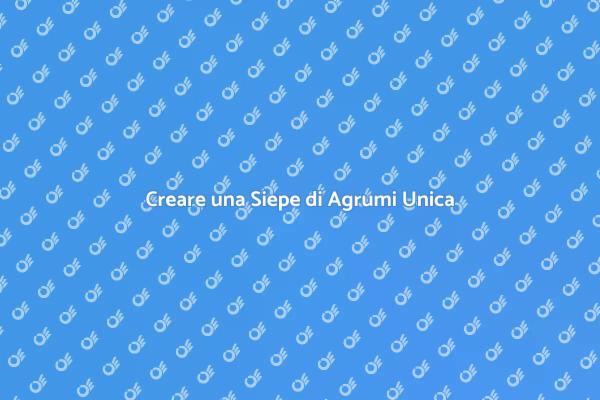 Trasforma il Tuo Giardino con Agrumi