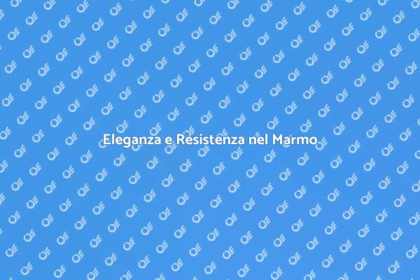 Marmo: l'Arte dei Piani di Lavoro