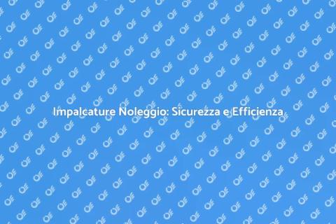 Noleggiare Impalcatura per Ristrutturazioni
