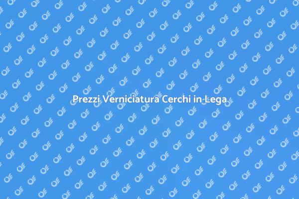 Verniciatura Cerchi in Lega: Costi e Vantaggi