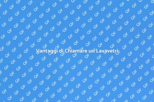 Il Segreto per Vetri Perfetti