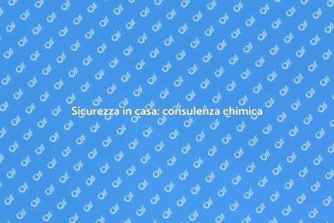 Consulenza specialistica in chimica