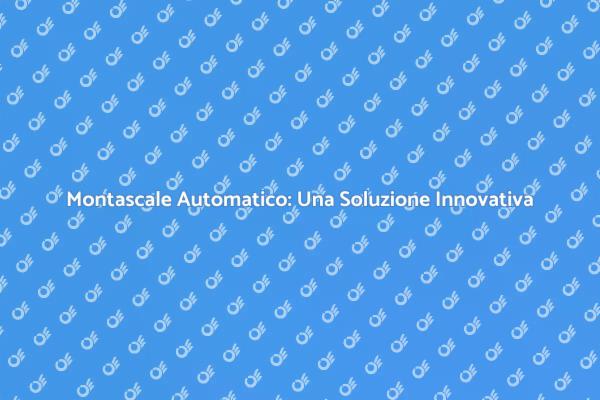 Montascale: Libertà di Movimento in Casa