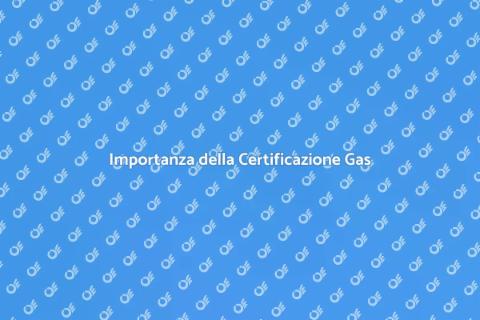 Certificazione Impianto Gas Metano