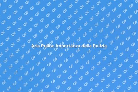 Pulizia Condotto Aria: Salute Domestica