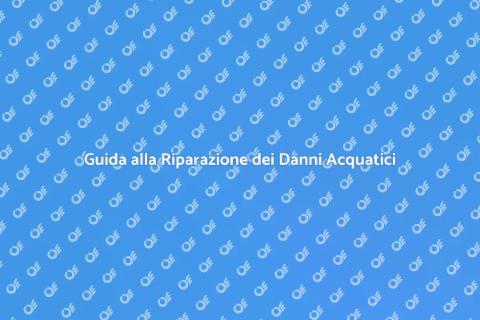 Riparazione Danni Causati dall'Acqua