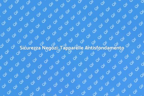 Tapparelle Antisfondamento per Negozi