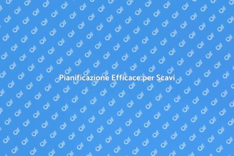 Pianificazione Tempore nei Servizi Scavo