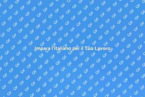 Corso di Italiano per Professionisti