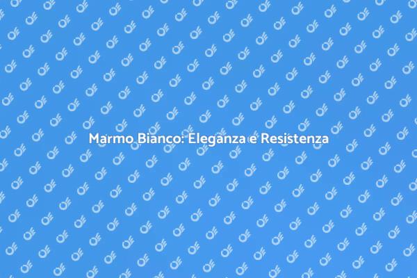 Scopri il Pavimento in Marmo Bianco