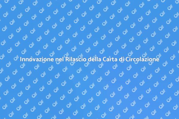 Carta di Circolazione Elettronica: Vantaggi