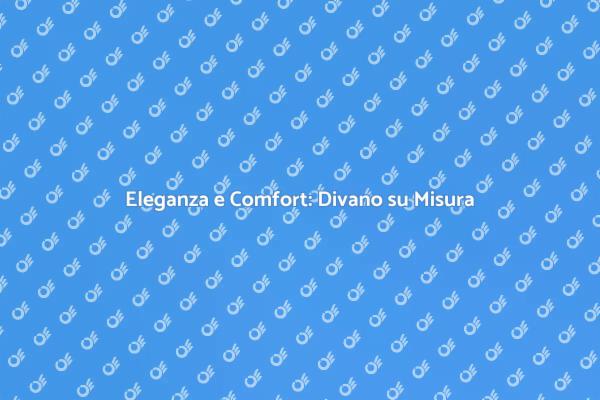 Divano Personalizzato con Braccioli Sottili