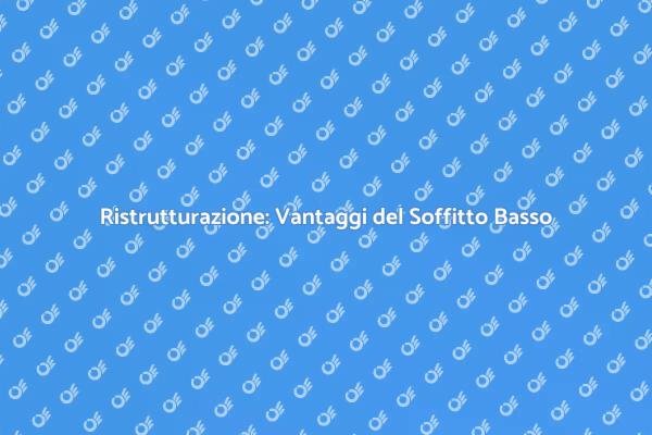 Valorizza il Tuo Spazio con il Soffitto Basso