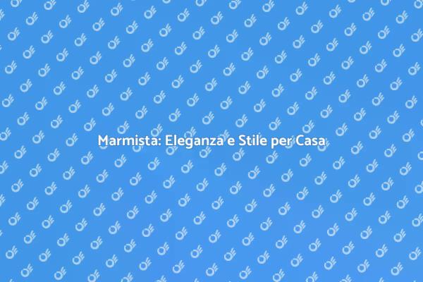 Il Mondo del Marmo: Servizi di Qualità