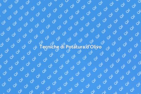 Potatura d'Olivo di Qualità