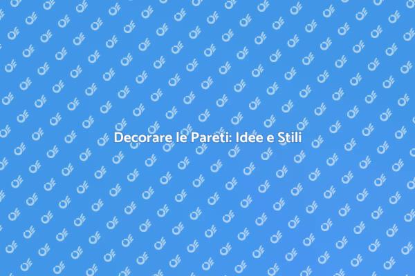 Idee per Ornamenti delle Pareti