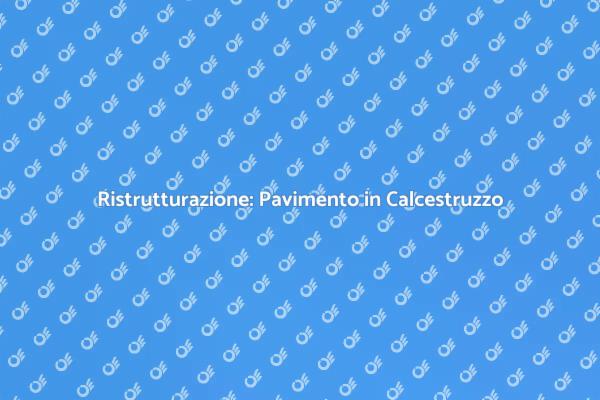 Rinnova il Tuo Locale con Calcestruzzo