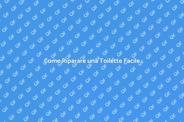 Riparazioni Toilette: Tutto Quello che Devi Sapere