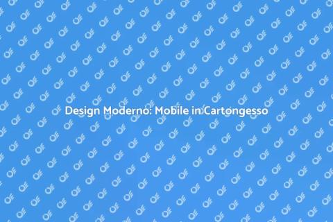 Mobile in Cartongesso: Design Moderno