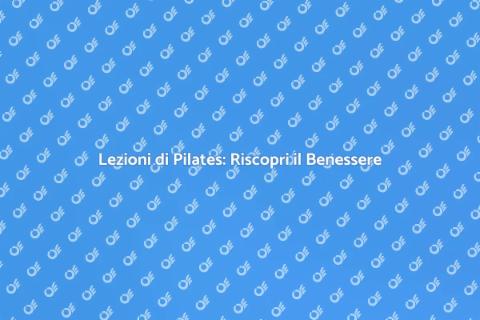 Pacchetto Lezioni di Pilates in Studio