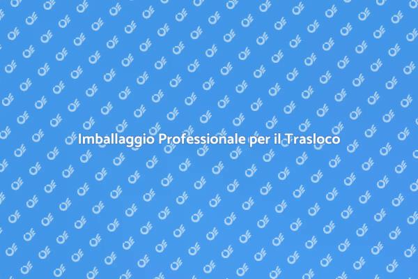 Affidati al Nostro Imballaggio Professionale