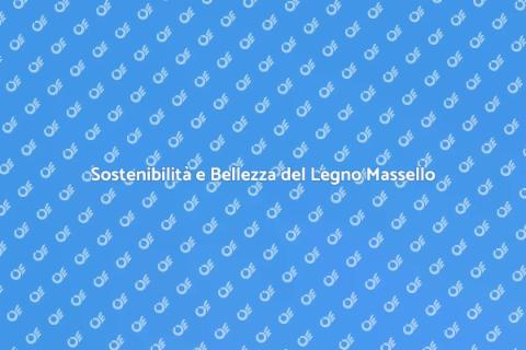 Pavimento Ecologico in Legno Massello
