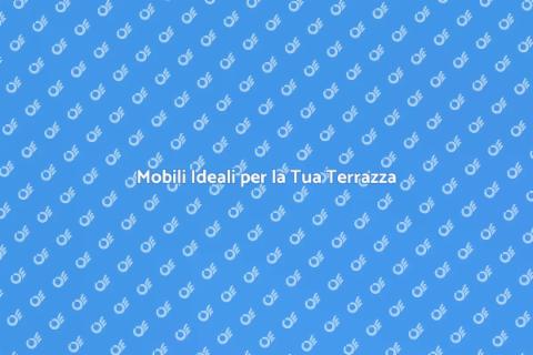 Set da Pranzo per Terrazza Ideale