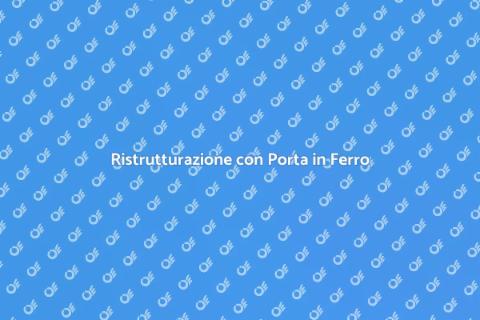 Porta in Ferro Industriale: Design Unico