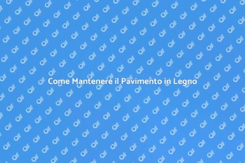 Manutenzione Pavimento in Legno Massello