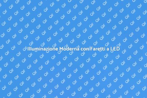 Controsoffitto con Faretti a LED