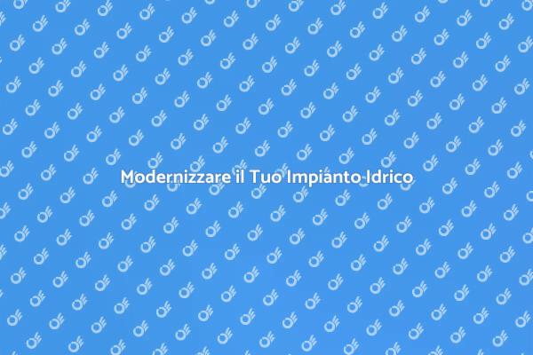 Ristrutturazione del Sistema Idrico
