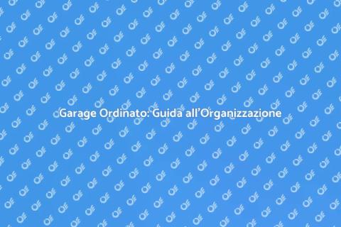 Organizzazione Garage: Libera Spazio