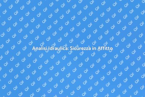 Analisi Idraulica per Abitazioni Affitto
