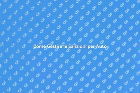 Pagamento Sanzione Amministrativa Auto