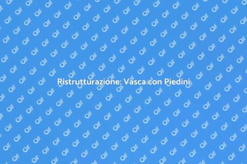 Installare Vasca con Piedini