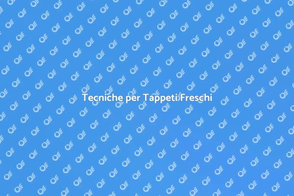Odori nei Tappeti? Ecco Come Rimuoverli!