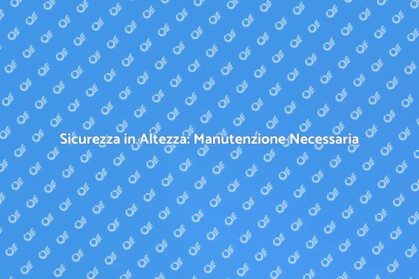 Manutenzione della Linea Vita: Guida Essenziale