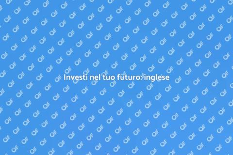 Lezioni d'inglese per il tuo futuro