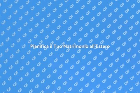 Matrimonio da Sogno all'Estero
