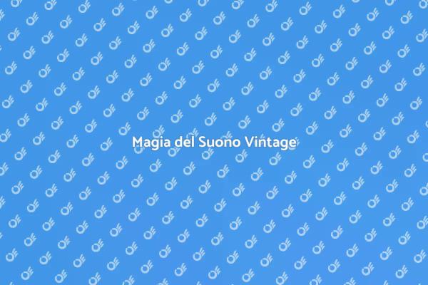 Riscopri il Suono Vintage