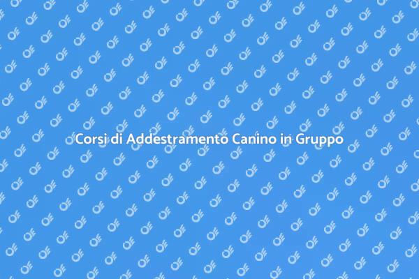 Addestramento Cani: Gruppo e Socializzazione