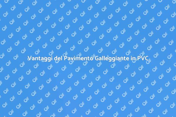 Pavimento in PVC: Comfort e Design