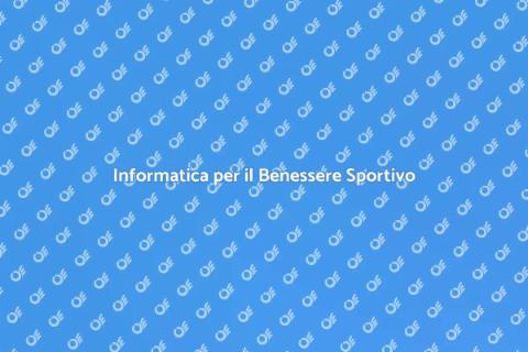 Corso di Informatica per Sport e Salute