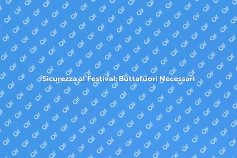 Buttafuori per Festival di Fumetti